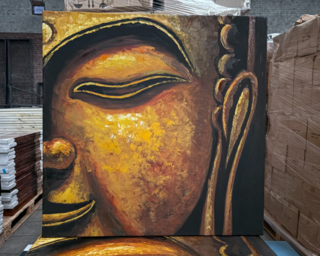Ca. 23x Canvas schilderij Buddha 80×80